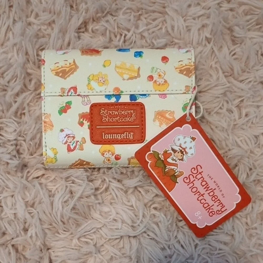 Loungefly Strawberry Shortcake Pie Toss Mini Wallet